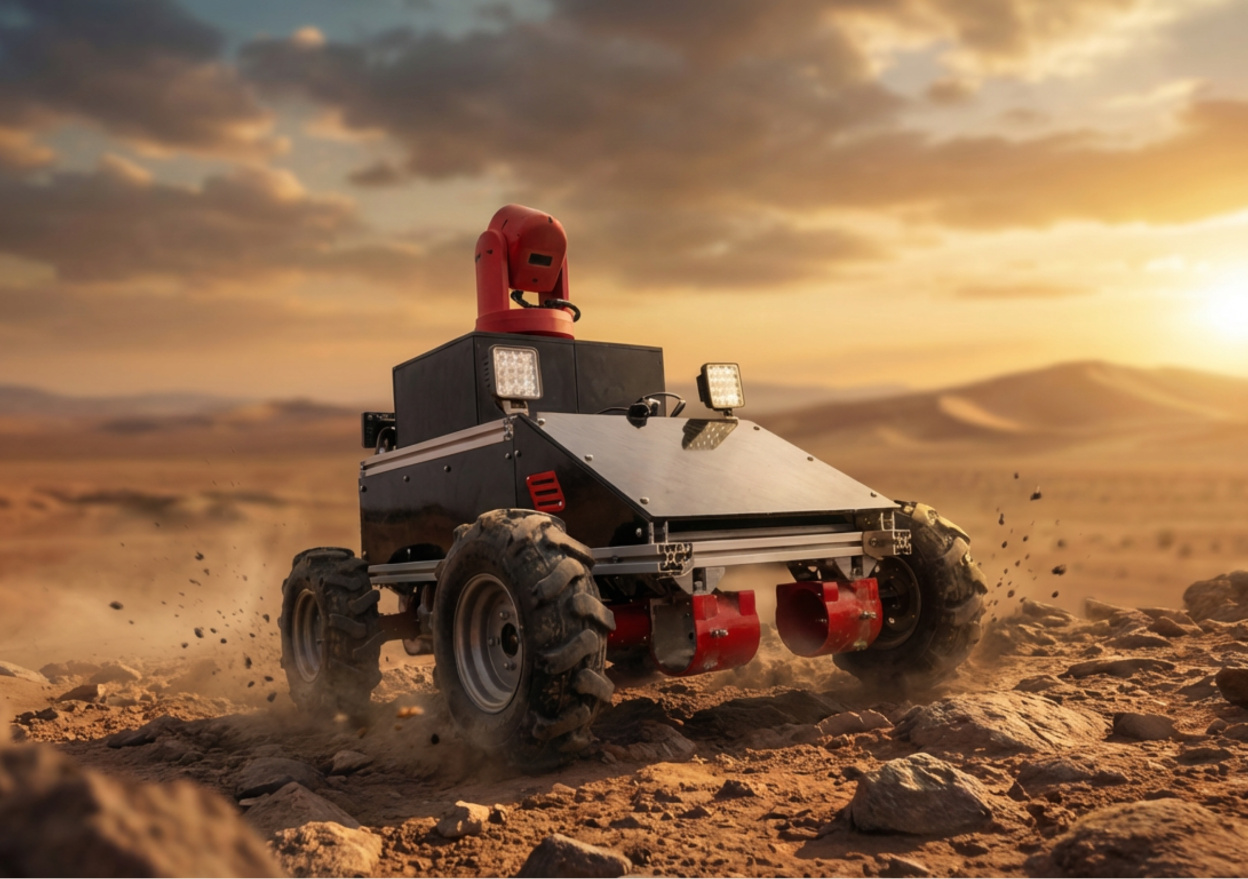 ATILAB tarafından geliştirilen Teknofest İnsansız Kara Aracı robotik