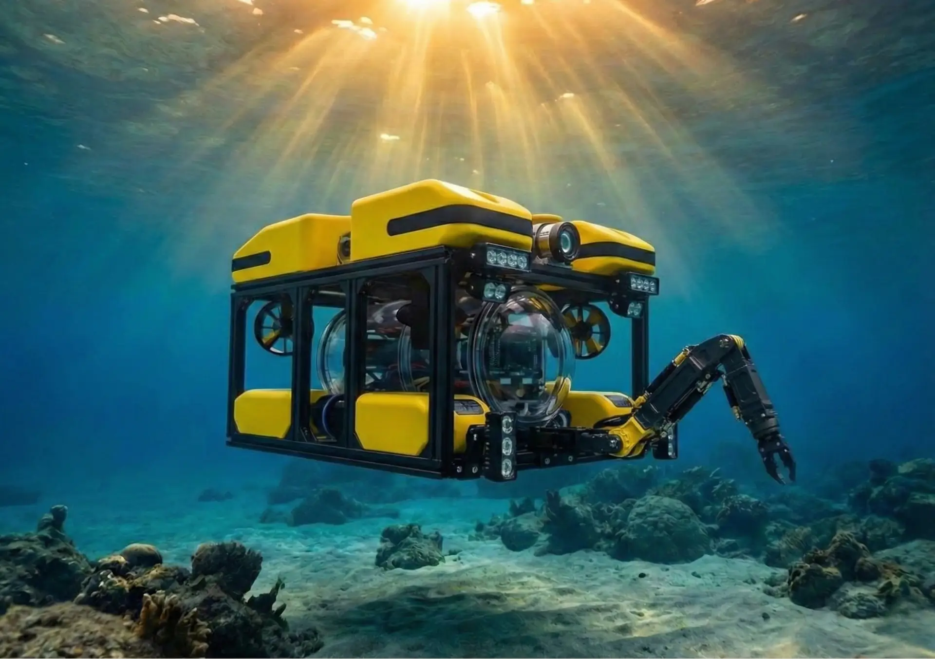 TEKNOFEST su altı sistemleri Mini ROV robotik platformu