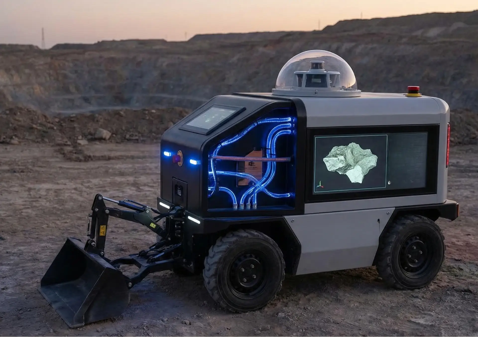 TEKNOFEST maden teknolojileri otonom madencilik aracı ve LiDAR navigasyon sistemi